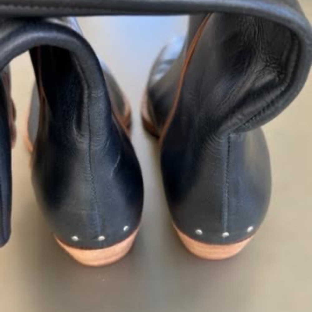 Free People We The Free Montage Tall Boots NWT Size US 9 EU 39 Color Washed Blac - Picture 7 of 8